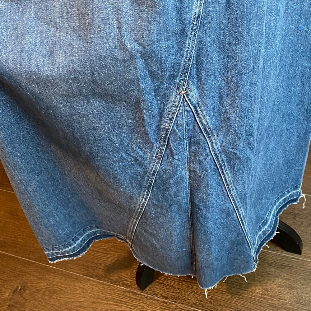 Gap denim maxi skirt 8 NWTs - Picture 6 of 7